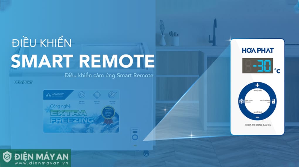 Tủ đông trưng bày Hòa Phát Inverter 280 lít HSF AD8280.C1